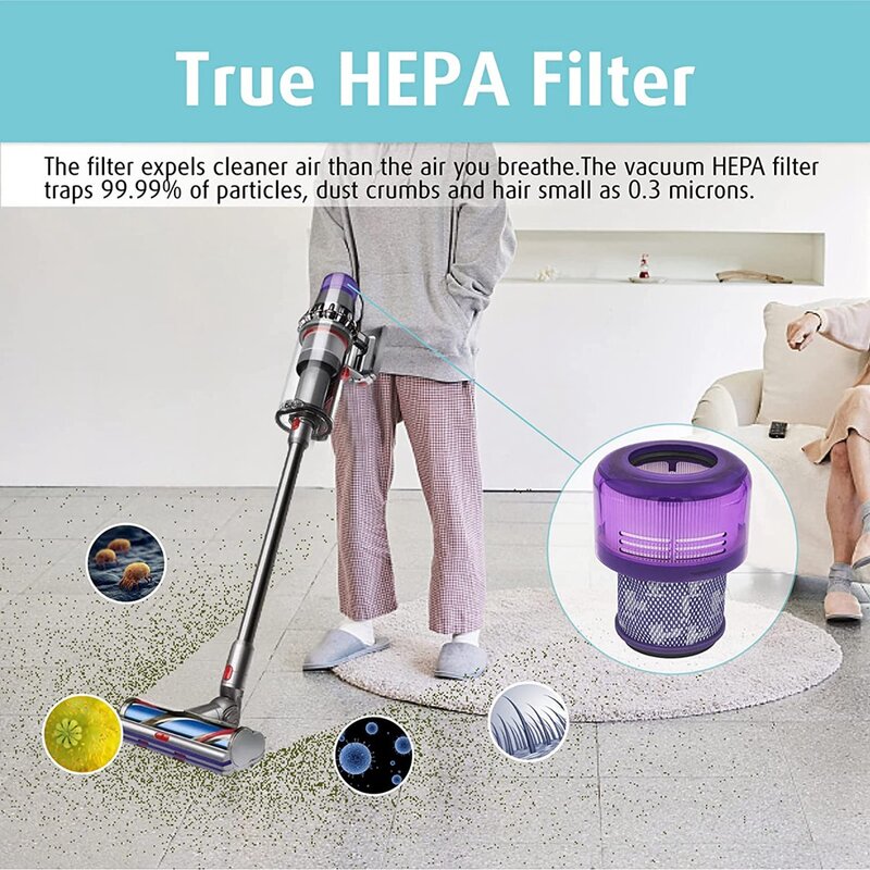 1Pcs HEPA Filters for Dyson V11 Outsize, V11 Outsize Origin, Outsize, Outsize Absolute+ Vacuum Cleaner, Parts 970422-01
