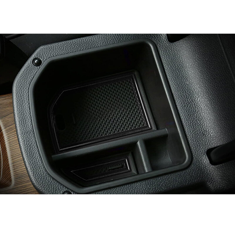 กล่องเก็บของที่พักแขนตรงกลางรถถาดจัดระเบียบสีดำเหมาะสำหรับ VW T-ROC 140TSI x 110TSI สปอร์ตสไตล์2020ใหม่