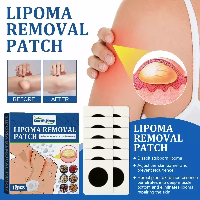 Lipoma Removal Patch Remove Fat Lump Nodular Sticker Anti-Tumor Cellulite Treat Skin Cyst Swelling Pain Relief Medical Plaster
