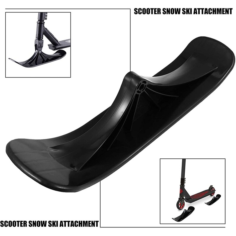 Ski Scooter Snow Sled Attachment Scooter Sled Ski Fold Sled Kids Scooter Replacement Parts