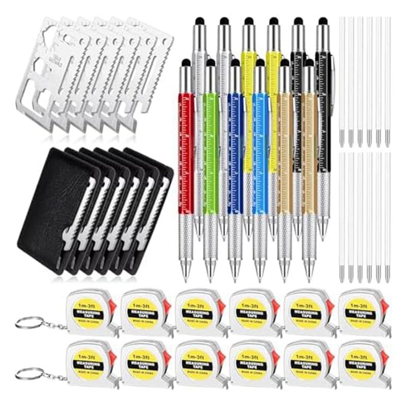 Ensemble de stylos multi-outils 6 en 1 pour hommes, cadeau technique de Noël pour papa, installation facile