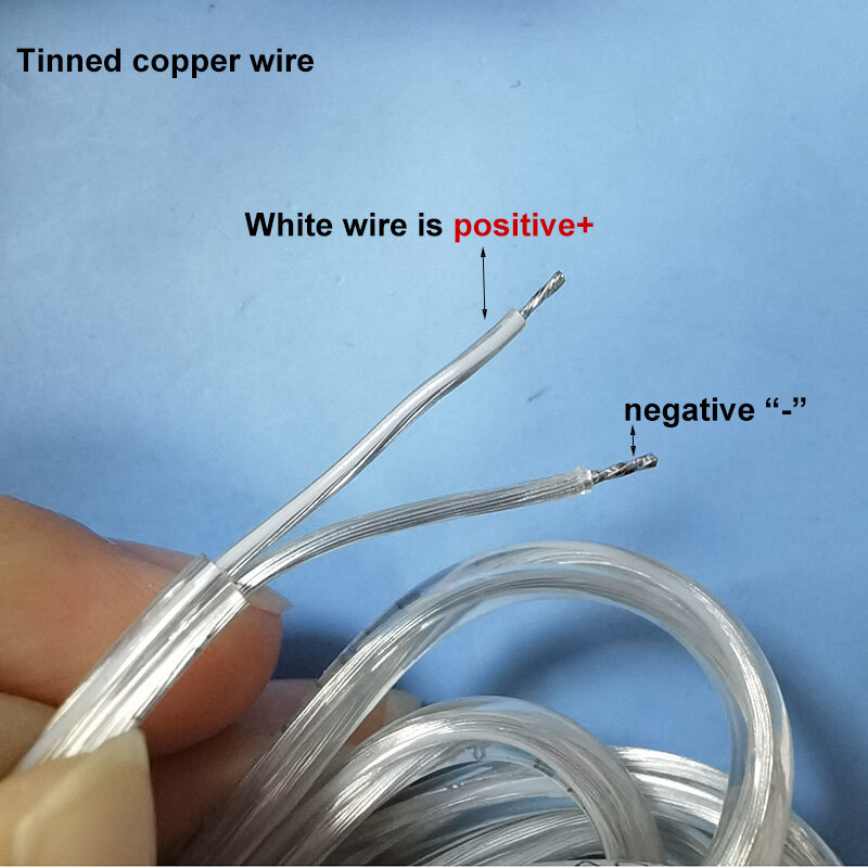 2M 22awg DC 12V Cable Female 304 switch button Connector extension Power supply Cord 5.5xmm2.1mm transparent j17