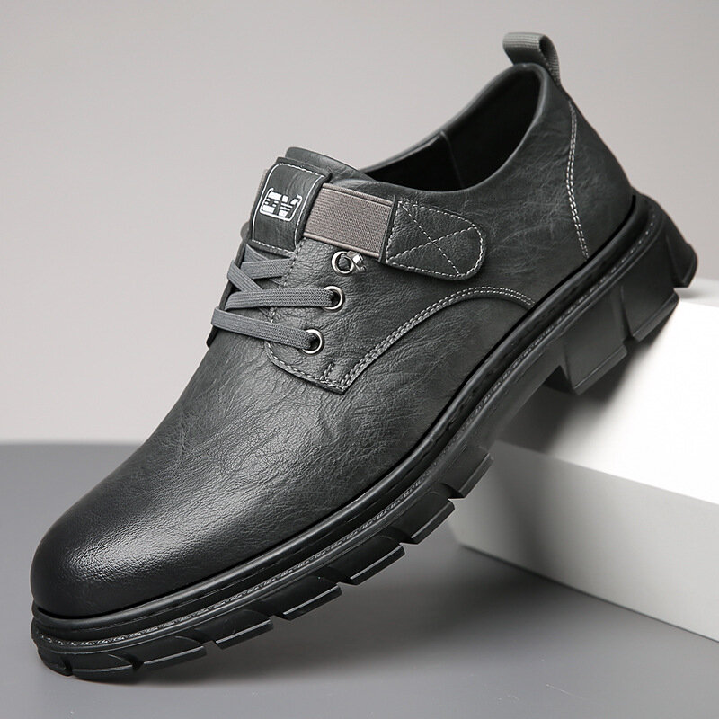 Zapatos informales de cuero genuino para Hombre, zapatillas suaves de marca de lujo, mocasines transpirables para caminar y conducir