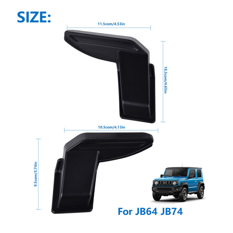 ที่ป้องกันลวดความร้อนกระจกหน้ากระจกหลัง2x สำหรับ Suzuki Jimny Sierra JB64 JB74 2007-2022เครื่องประดับภายในรถ