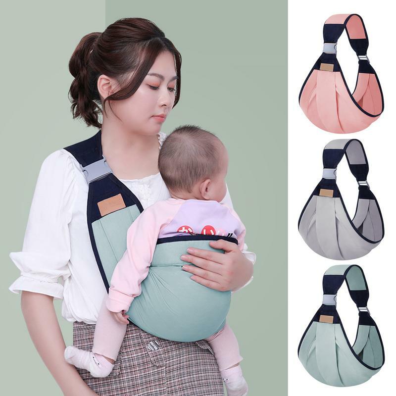 Portador do bebê envoltório anel sling para recém-nascidos cangurus de algodão ajustável amamentação ergonômico enfermagem capa infantil da criança