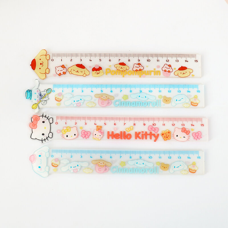 15cm Cute Ruler School Supplies Kawaii Accessories  Drawing Tool Korean Stationery Fournitures Scolaires Student Regla Ruler