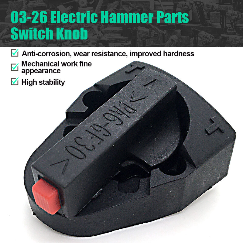 Schalter knopf ersetzen für 03-26 Elektro hammer 26mm Rotations hammer Teile Elektro werkzeug Zubehör Härte guter schneller Versand