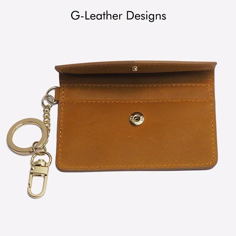 Porte-cartes de crédit en cuir de vachette véritable de style vintage avec porte-clés, petit mini portefeuille en cuir de cheval, cadeau