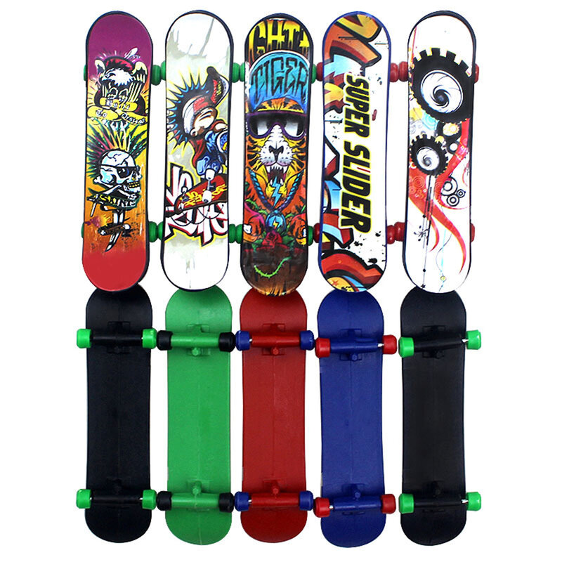 Скейтборд для пальцев, разноцветный скейтборд для пальцев, детские игрушки, обучение пальцам, мини-Пальцы для детей