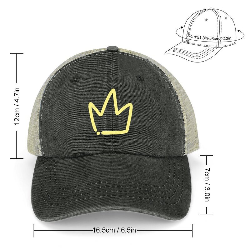 Ковбойская шляпа с логотипом короны, бейсболка, роскошные брендовые кепки с капюшоном для женщин и мужчин