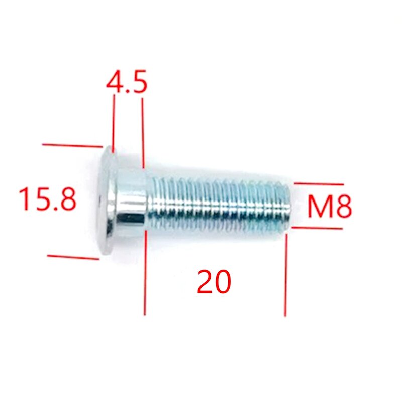Motorcycle Brake Disc/rotor Screws Bolts M8 x 20mm Carbon Steel 8.8 Lever Universal For Motobike Anti-rust 2023 New