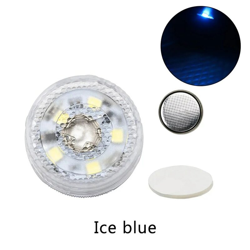 Car LED Mini Roof Reading Light Touch Sensing Lighting Atmosphere Light Car Touch Lamp Ice Blue/Pink/White Universal Accessories