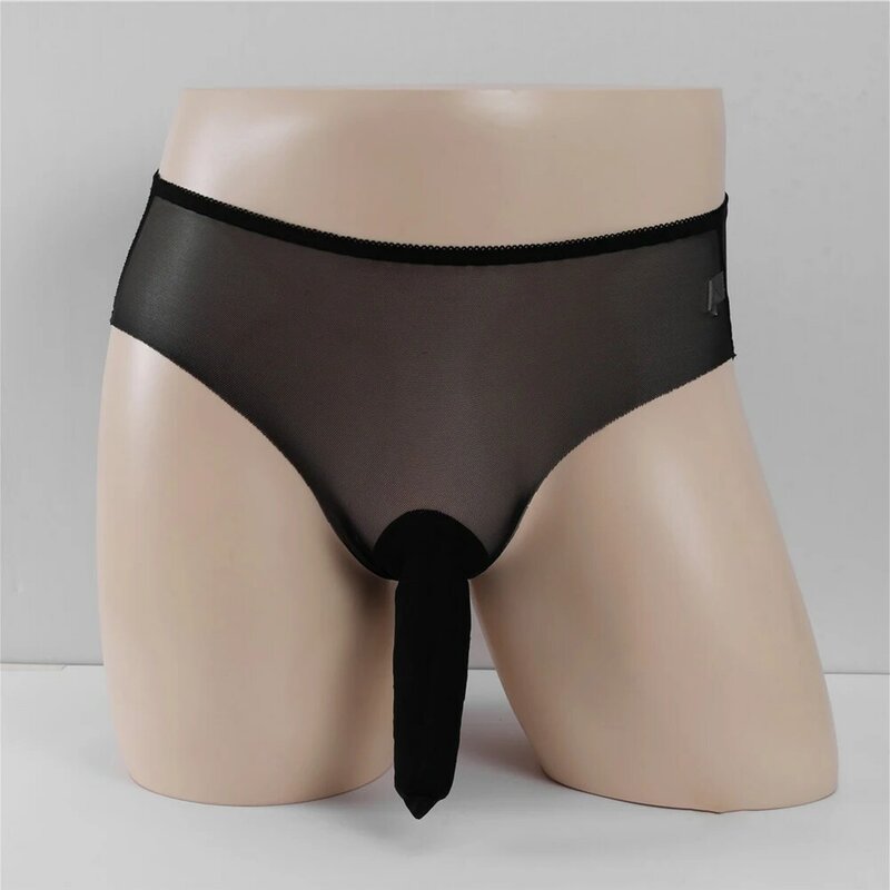 Mens Suspensorium Männer Transparent Unterwäsche Sexy Ultra-dünne Bikini Thongs Mann Dessous Pouch Briefs Höschen G-String Unterhosen