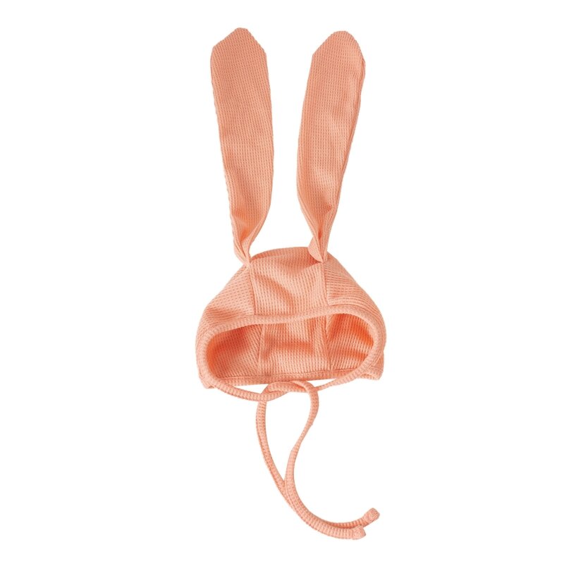 Cappello con orecchie coniglio Simpatico accessorio con cappuccio regolabile per casa Studio fotografico per scattare foto