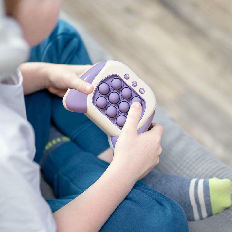 Pop Fidget Game Bubble Press Fidget Toy With Multiple Modes Cartoon Fun Whac-A-Molee Pop Fidget Interactive Toys For Childs
