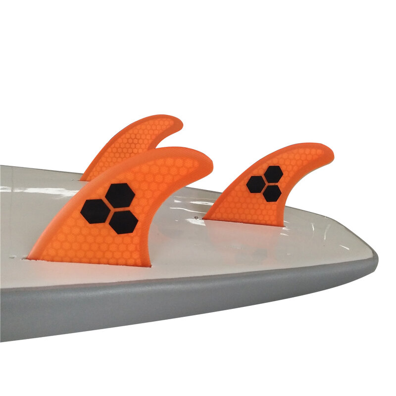 UPSURF FUTURE Surfboard Fins S/M/L Surf Fins Single Tabs Thruster Swim Fins Honeycomb Quilla Surf Board Fins For Sup Accessories