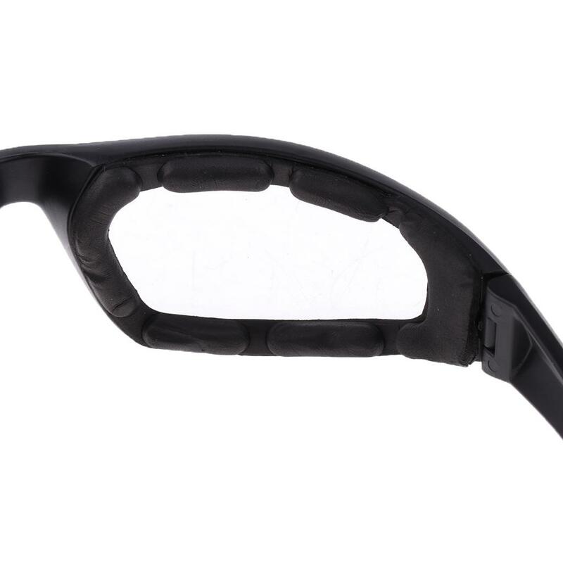 Lunettes de moto rembourrées, lunettes d'équitation, adaptées à tous les temps, 1 paire