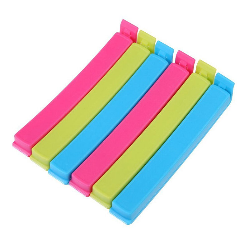 1-10PCS Portable Kitchen Storage Food Snack Seal Sealing Bag Clips Sealer Clamp Plastic Tool Kitchen Accessories Food Bag Clips