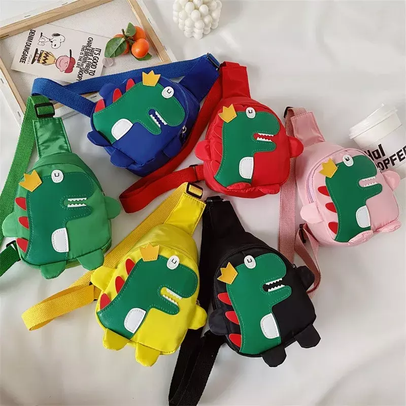Cute Children Bag Cartoon Dinosaur Kids Bags Kindergarten Preschool Outdoor Travel Backpack for Boys Girls Shoulder Crossbody