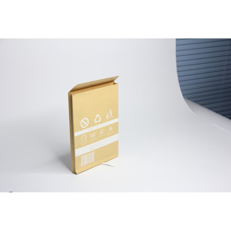 Prodotto personalizzato, dimensioni e logo personalizzati ecologici piccola mini stampa di semi logo inchiostro bianco imballaggio autosigillante piccolo marrone kra