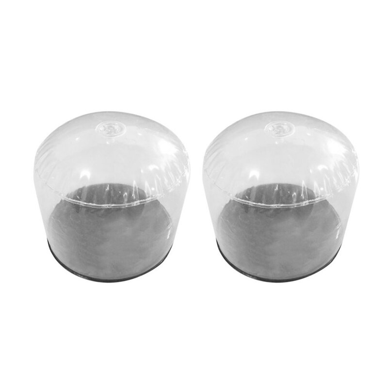 Soporte de gorra inflable de PVC transparente, accesorio de 17x15cm para inflar el aire, nuevo