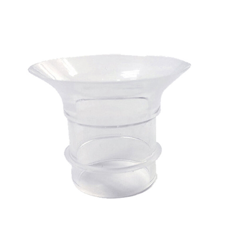 1 buah pompa susu silikon flens sisipan pelindung payudara konverter praktis pompa payudara Aksesori suku cadang pengganti 15-21mm