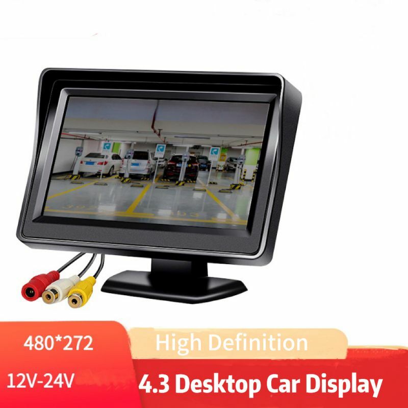 4.3 (16:9) moniteur de voiture facile à installer un émulateur d'image inversée hd voiture blind spot fret affichage automatique à usage général