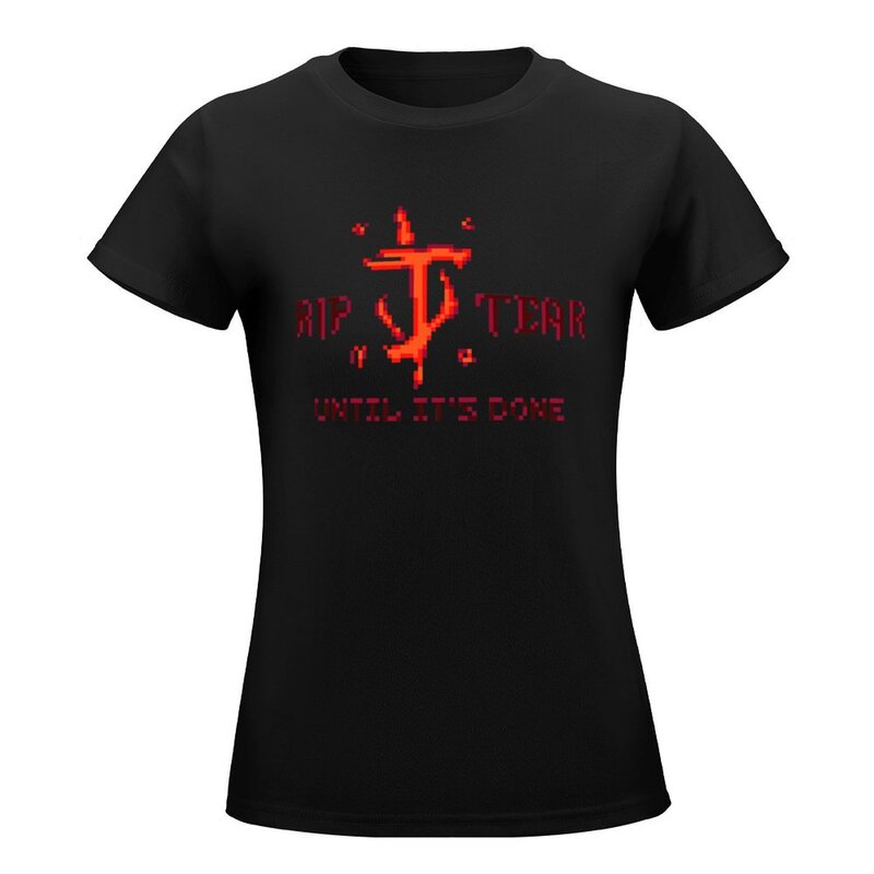 Rip and Tear Essential T-Shirt Kawaii Kleidung süße Kleidung Frau T-Shirts