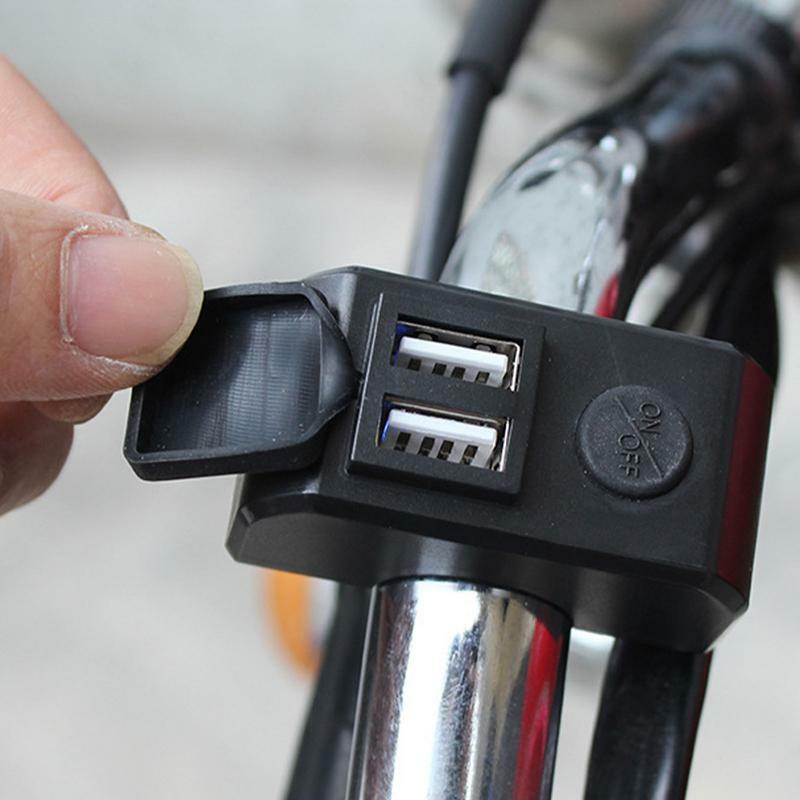 Мотоциклетный комплект USB-портов, водонепроницаемое зарядное устройство с 2 портами для быстрой зарядки, 3 А, для телефона, планшета, GPS, адаптер с быстрой отключением