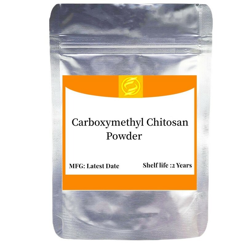 Poudre de chitosane carboxyméthylique pour les soins de la peau, cosmétiques anti-âge, réparation, matière première, vente chaude