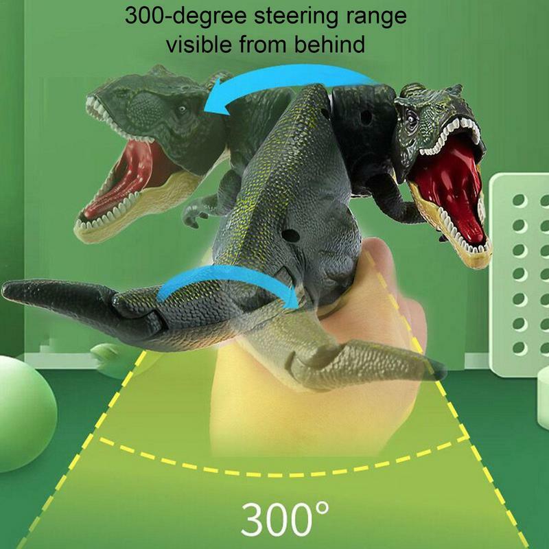Lustige Dinosaurier Grabber Spielzeug realistische Dinosaurier bewegliche Modell Press-Typ mit Sound und Bewegung interaktive Spielzeug Party Gefälligkeiten für