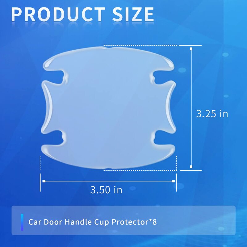 Transparente Anti-Colisão Proteção Strip, Invisible Maçaneta Da Porta Do Carro, Tigela Scratch Adesivos de Proteção, Silicone Espelho Retrovisor