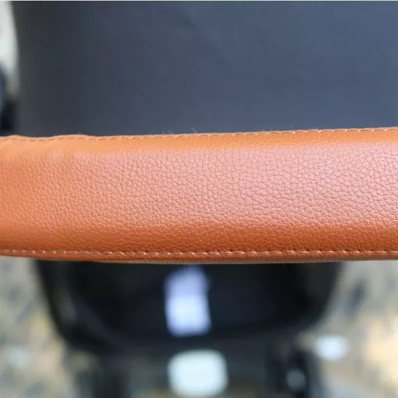 PU Leather Armrest Cover para Carrinho de Bebê, Cross Wave Handle, Bumper Sleeve, Case Bar, Capa Protetora, Pram Acessórios