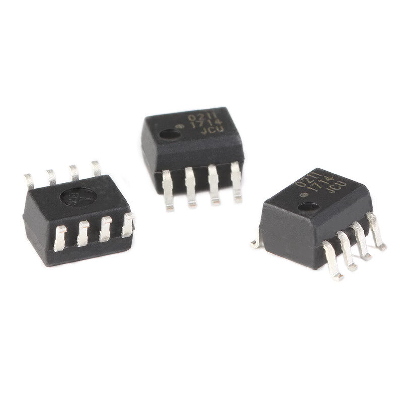 10pcs/Lot HCPL-0211-500E SOP-8 HCPL-0211 High Speed Optocouplers 5MBd 1Ch 1.6mA Operating Temperature:- 40 C-+ 85 C