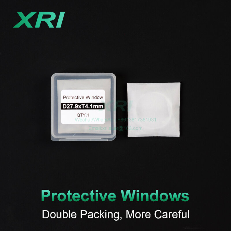 Protection de lentille de fenêtre Laser à Fiber, Dia18/20/24.9/27.9/30/34/37 pour tête Laser WSX Precitec Raytools WSX Bodor