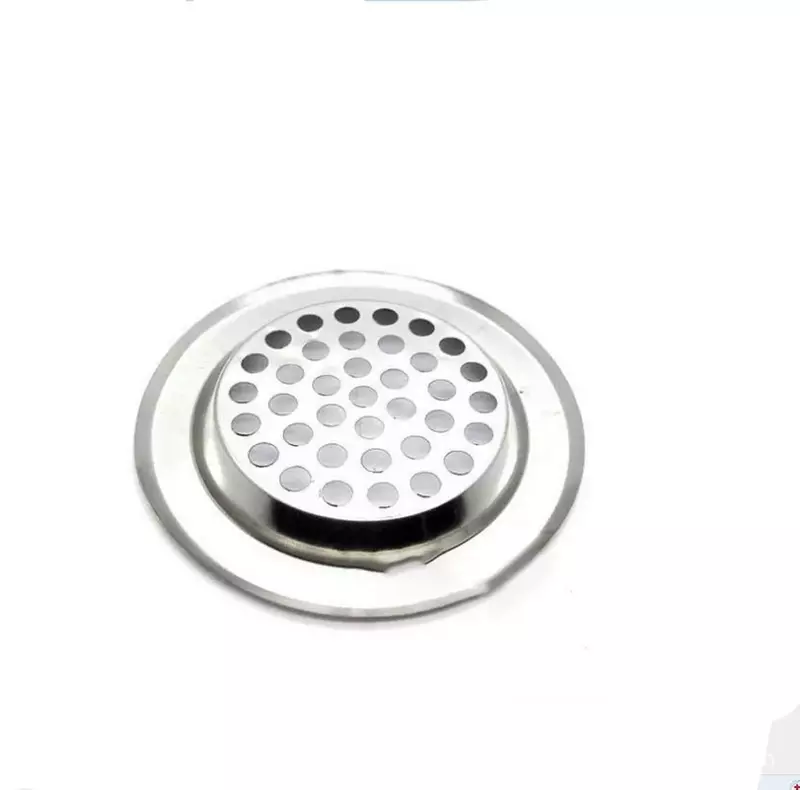 Filtro de pia de aço inoxidável para banheiro Filtro de drenagem de chuveiro Tampa do cabelo Rolha Acessórios de cozinha