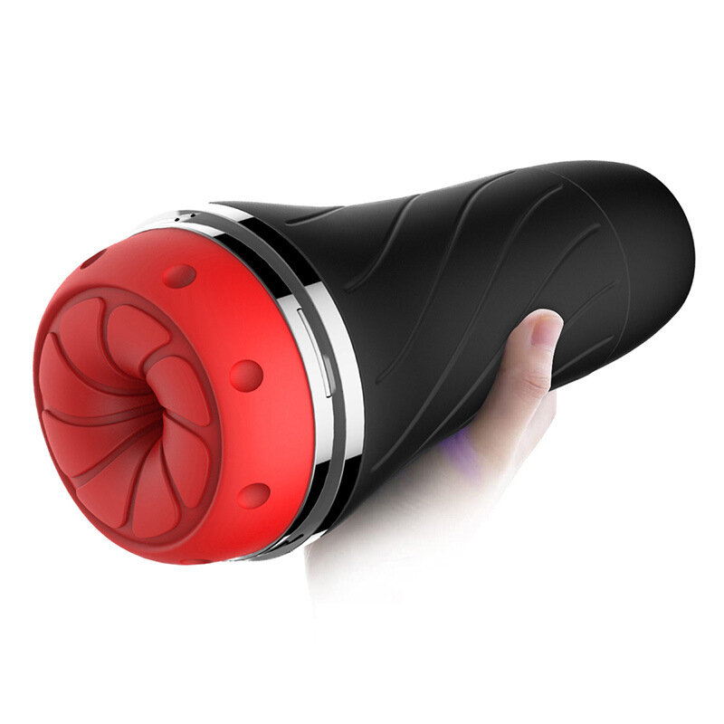Wibrator mężczyzna Masturbator wibracja obciąganie maszyna ssąca silikonowe pochwy kubek do masturbacji Sex zabawki dorosłych towarów dla mężczyzn zabawki