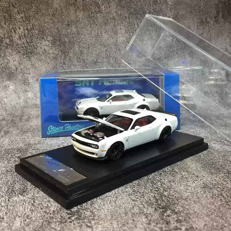 Классическая коллекция автомобиля литые капоты из сплава с открытым капотом Hellcat модели 1:64