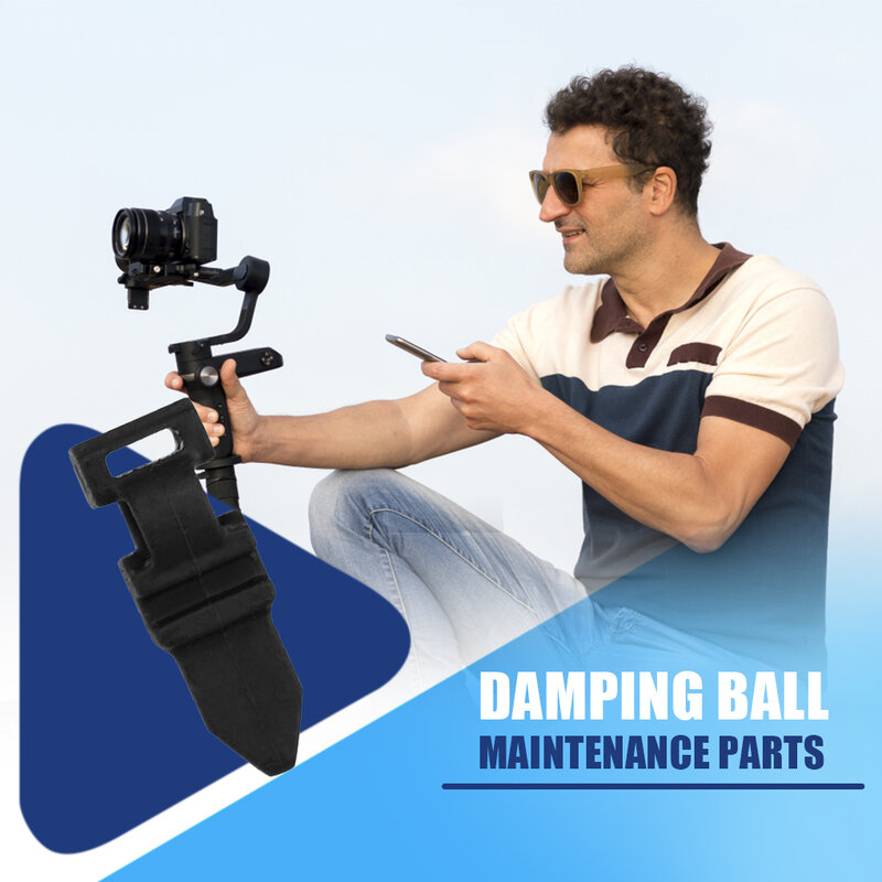 Gimbal Damping Ball Shock Absorbing Balls, Peso leve, Vibração Leveza, Parte