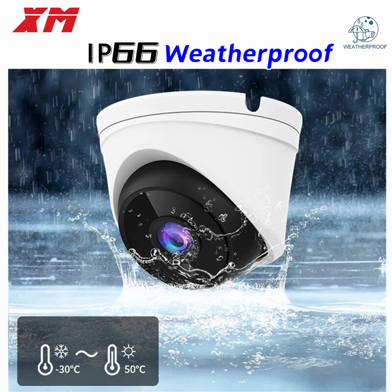4K 8MP في الهواء الطلق 5MP/4MP3MP IP كاميرا POE مقاوم للماء H.265 مراقبة الأمن قبة كاميرا CCTV مع الصوت الأشعة تحت الحمراء الكشف عن الإنسان