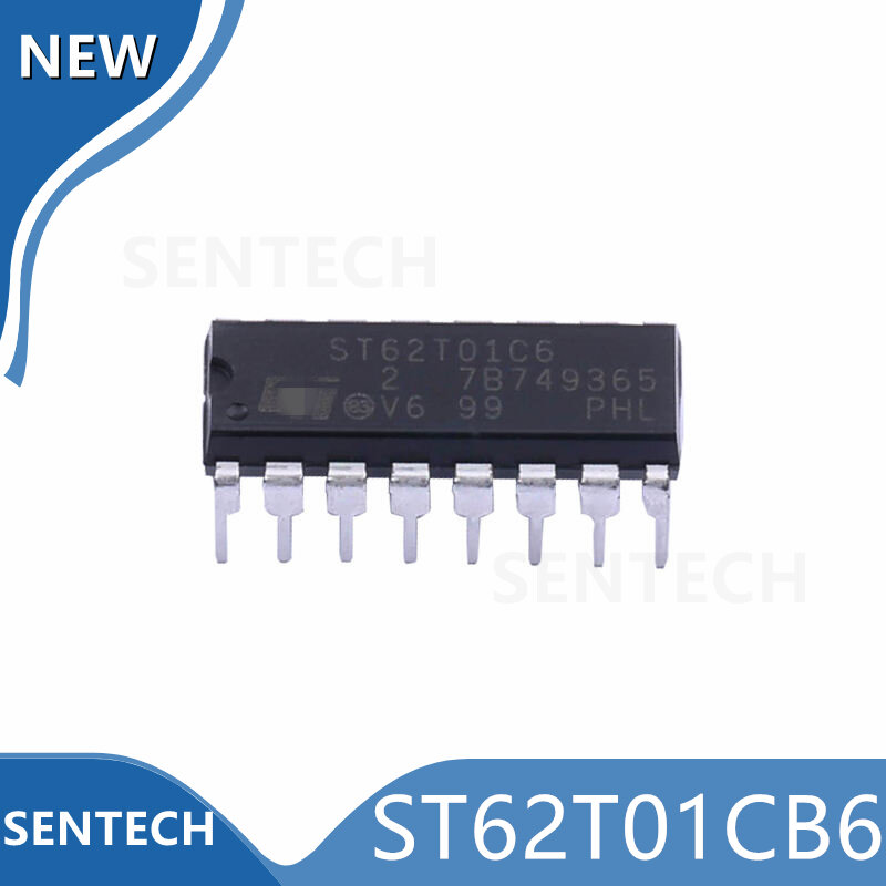 1 pçs/lote original novo st62t01cb6 dip-16 circuito integrado ic chip componentes eletrônicos