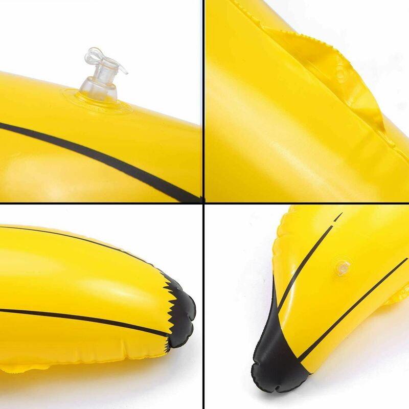 2Pcs 66cm Outdoor Fun Bridal Shower Engagement Party Game Blow Up Pool Water Beach Toy Inflatable Banana Inflated Toys