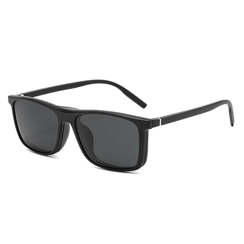 Montura de gafas para hombre y mujer, gafas de sol polarizadas con Clip de 5 piezas, magnéticas, UV400, 2299