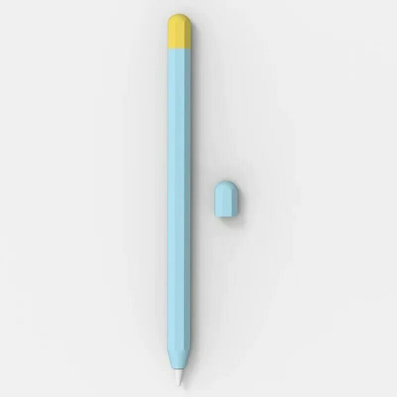 Funda de silicona para Apple Pencil, bolsa protectora de TPU con tapa, cubierta para Apple Pencil 1 y 2-12 accesorios incluidos