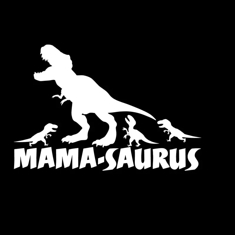 Autosticker Dinosaurus Moeder Ouderlijk Lichaam Bumper En Achterruit Decoratieve Stickers