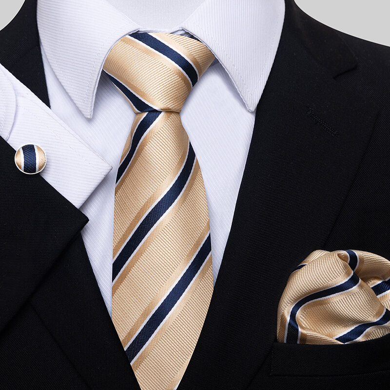 Классический красный шелковый галстук разных цветов, карманные квадраты, набор запонок, мужской галстук, однотонный галстук, подходит для свадьбы, работы, праздничной вечеринки