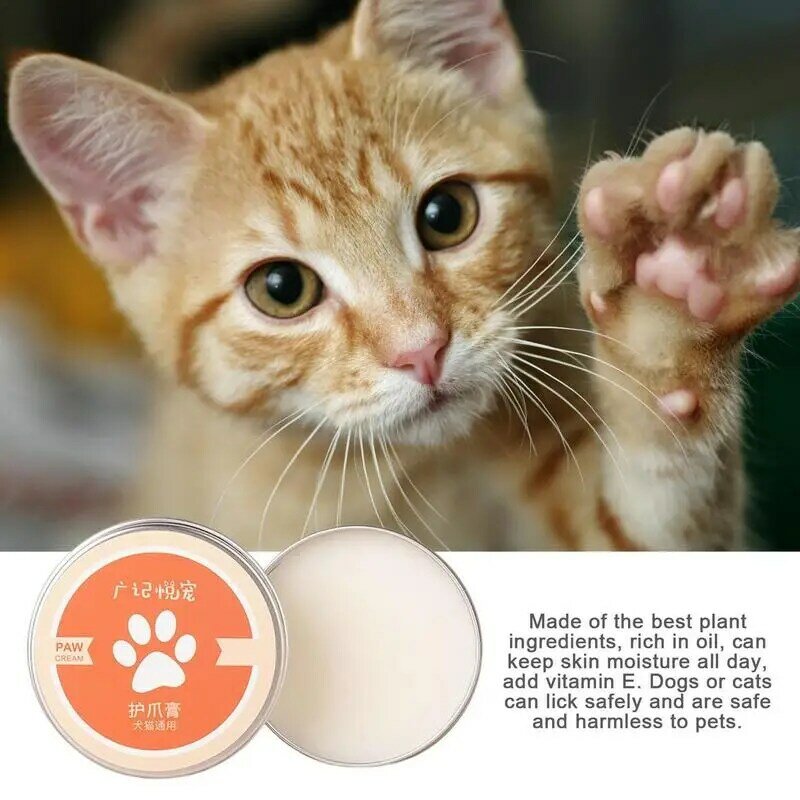 Pet Paw Balm All Season Dry Noses And Paws Soothing Healing Cream Organic Lickable Moisturizes Cracking Rough Skin Pet Supplies
