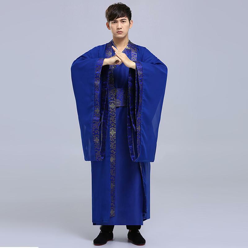 Hanfu Costumes Male Tang Dynasty Han Hero Stage Emperor Mens Hanfu Chinese Style Traditional Chinese Clothing for Man Cosplay