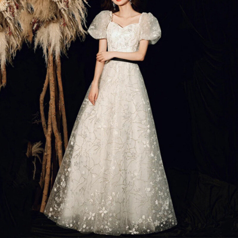 Белое платье на день рождения с цветочным принтом и бантом, вечернее платье с коротким рукавом, банкетное платье, платье для взрослых