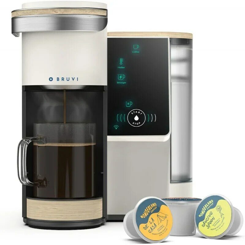 The bunds | ระบบกาแฟแบบเสิร์ฟเดียว | มีกาแฟจำนวน20แก้วและบี-พ็อดเอสเพรสโซ Alat penyeduh Kopi ชุดน้ำระดับพรีเมียม